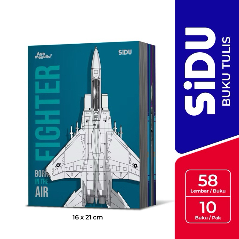 

BUKU SIDU 58 LEMBAR ISI 10 PCS BUKU