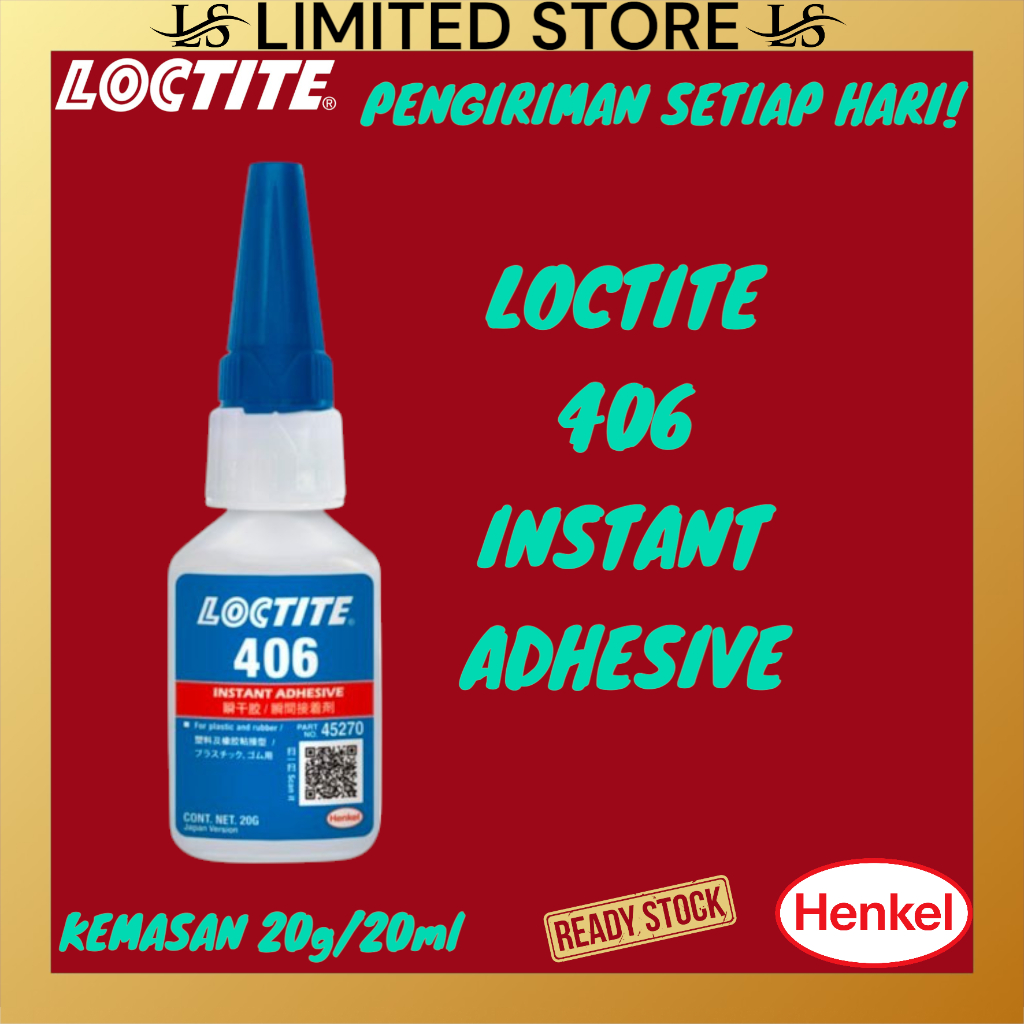 

Lem 406 Instant Adhesive 20G 20 gram Lem 406 Serbaguna 20ml 20 ml