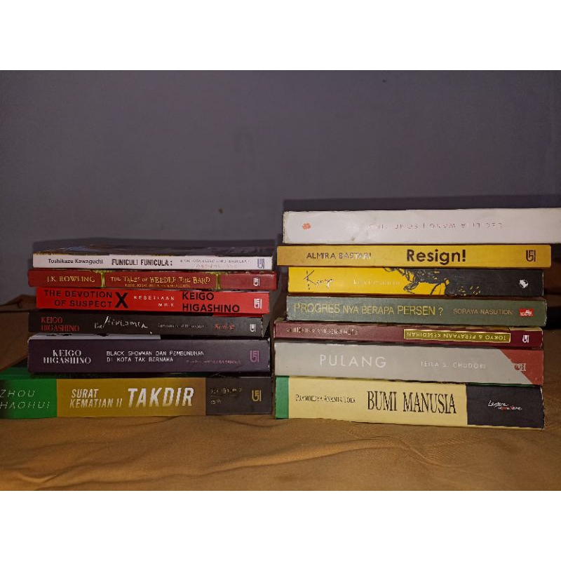 PRELOVED NOVEL KEIGO HIGASHINO