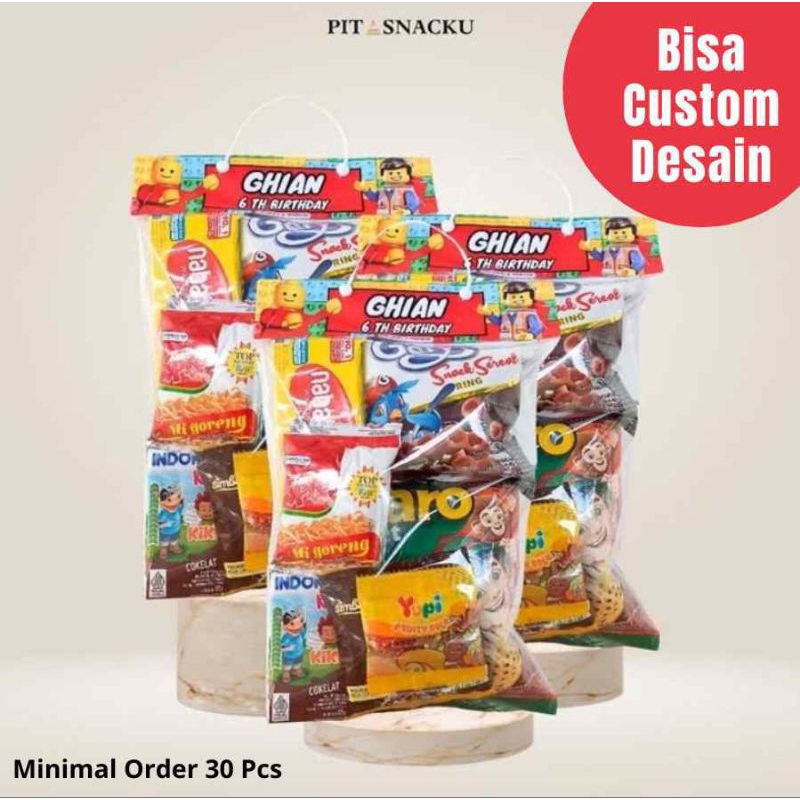 

TAS LABEL PLASTIK SNACK ULANG TAHUN