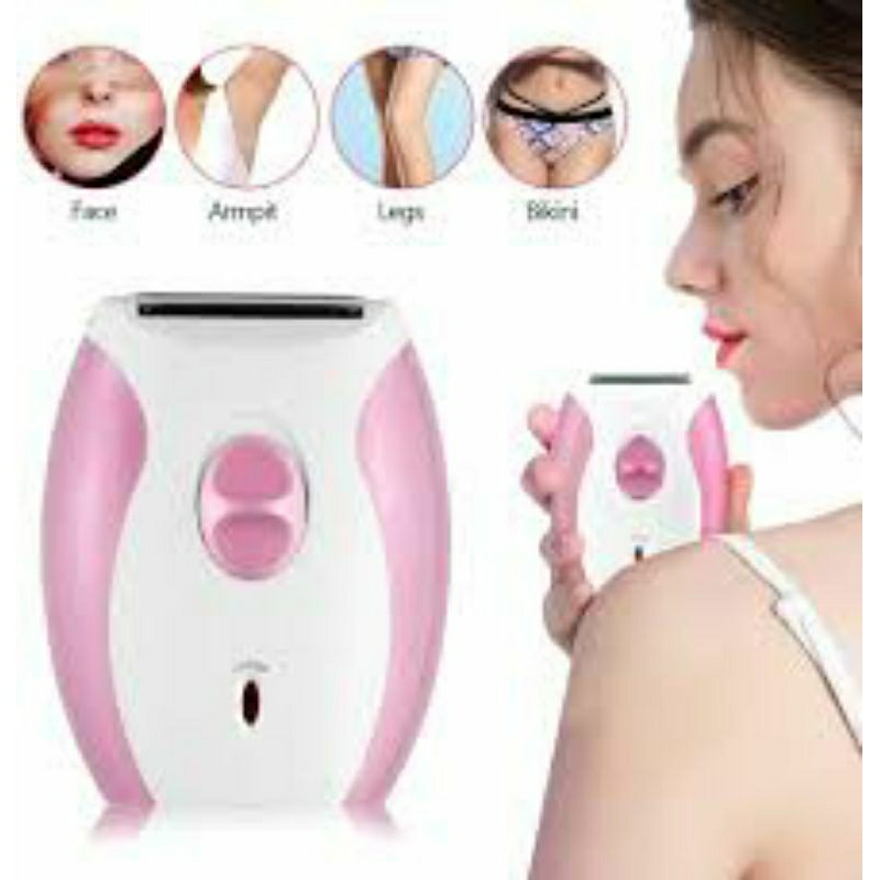 Herbaay Alat Cukur Lady Shaver pencukur bulu kaki ketiak