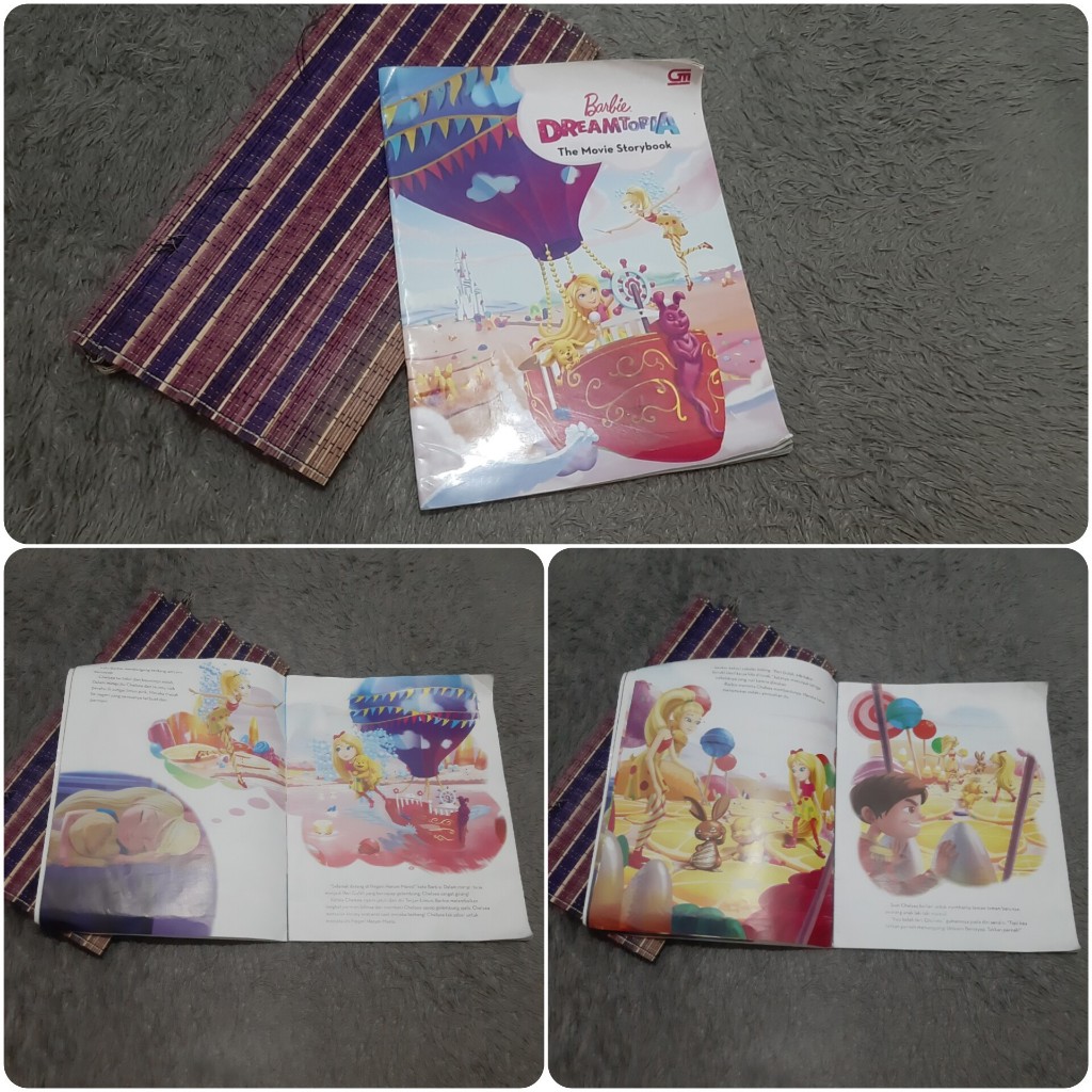 Barbie Dreamtopia the Movie Storybook buku anak bekas second preloved