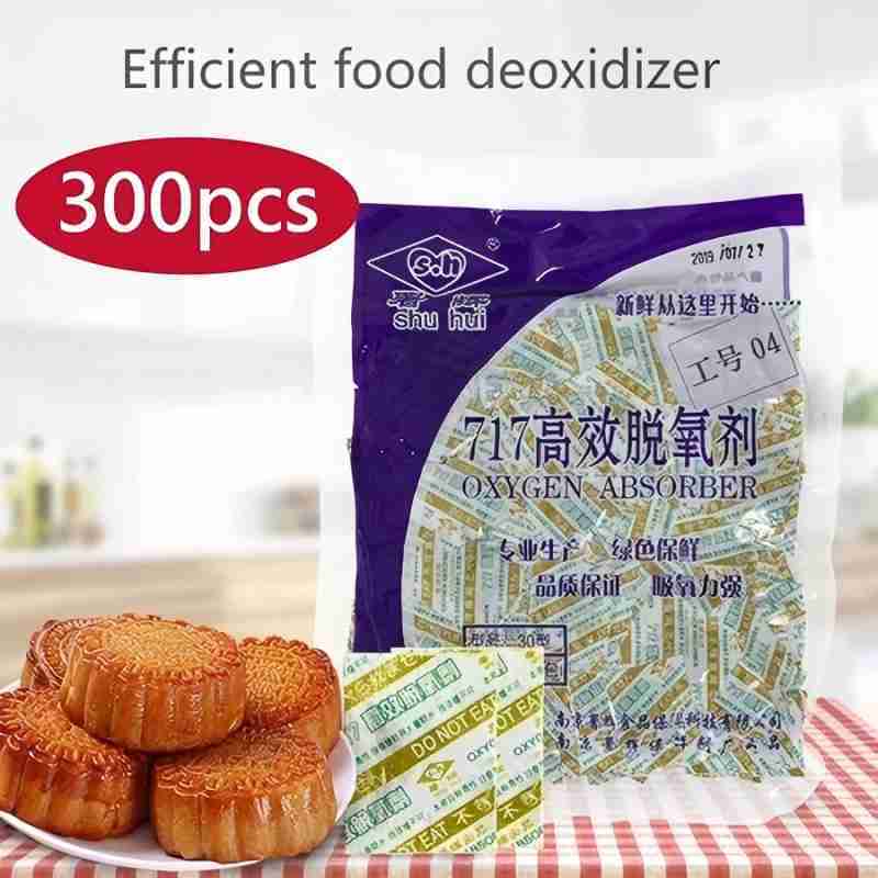 300pcs Oxygen Absorber | Silica Gel Natural Desiccant Pengawet Kue Daging Buah dan Makanan Basah