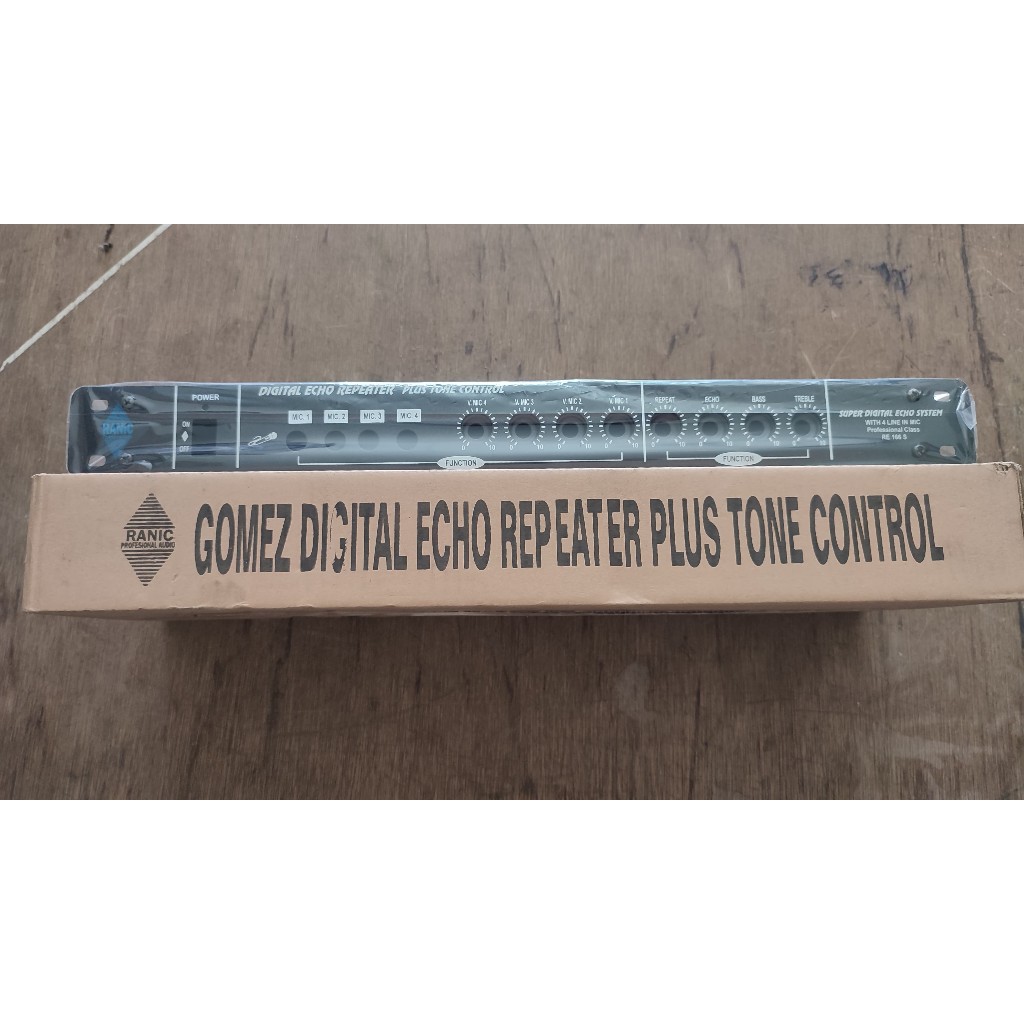 BOX RANIC GOMEZ DIGITAL ECHO REPEATER PLUS TONE CONTROL