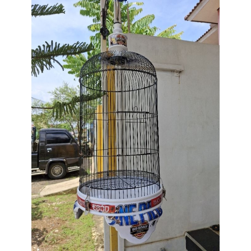 Sangkar Love bird tebok pvc decal terbaru