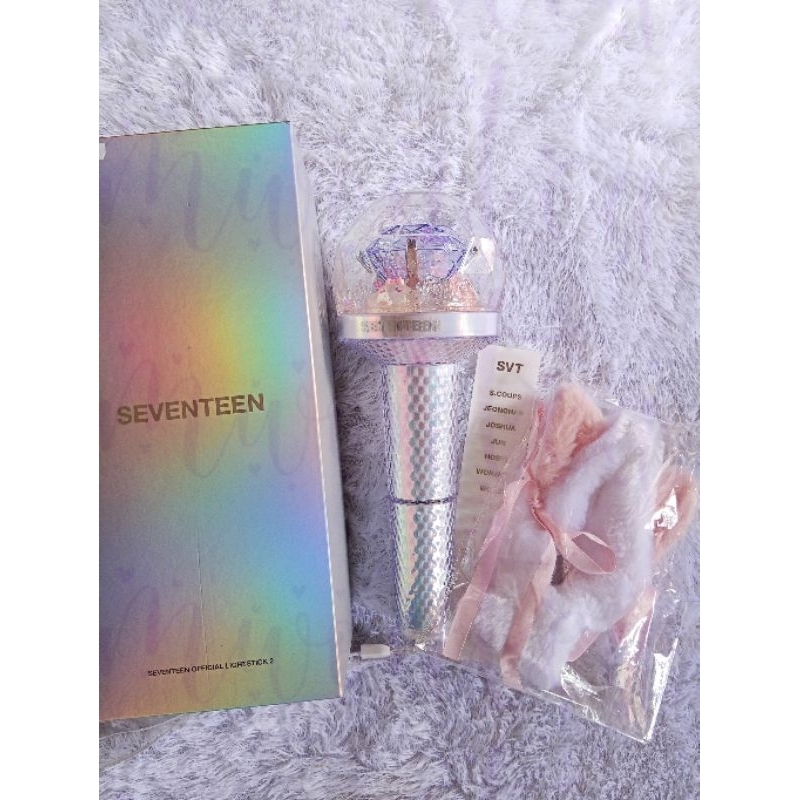Official Lightstick Seventeen Caratbong Carbong Ver 2 (Preloved Fullset)