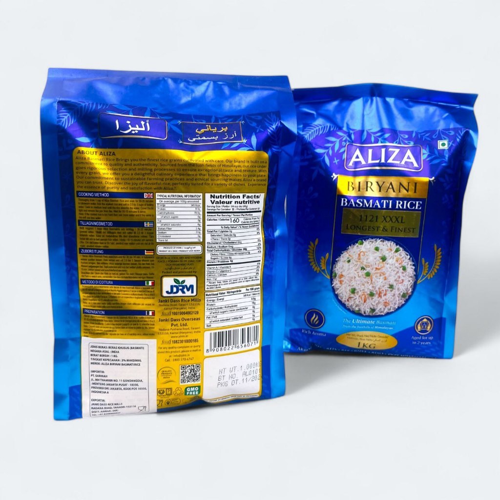 

Beras Aliza Biryani Basmati5Kg Biryani Basmati Rice