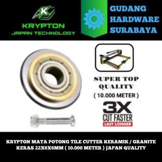 KRYPTON Mata potong tile cutter keramik / granite keras 22x6x6mm ( 10.000 Meter ) Japan quality