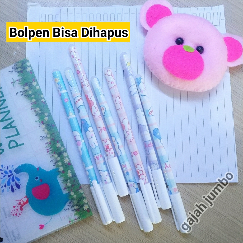 

Isi 4 pcs - Magic Pen Bolpen Hapus Pulpen Bisa Dihapus Bolpoin Eraseable