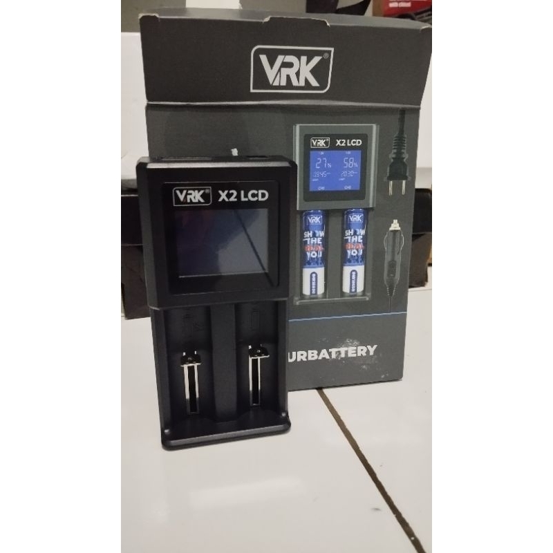 CHARGER BATTERY CASAN BATERAI  VRK X2 LCD