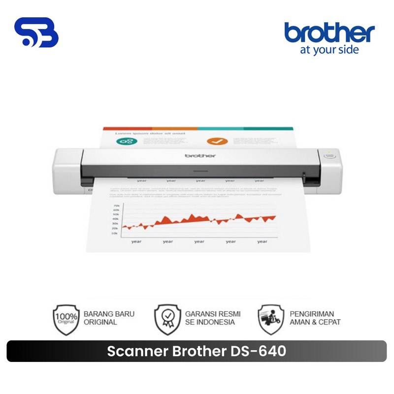 Scanner Brother DS-640 Portable