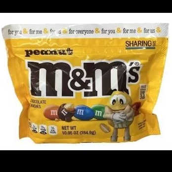 

M&MS Peanut Chocolate Candy Bag Sharing Size