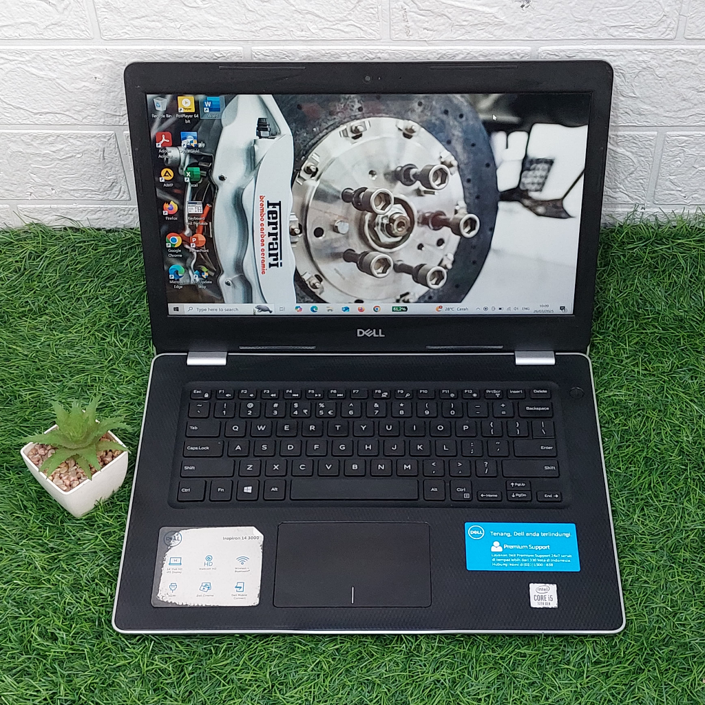 DELL INSPIRON 3493 INTEL CORE I5-1035G1 RAM 8GB SSD 240GB WINDOWS 10 LAYAR FHD