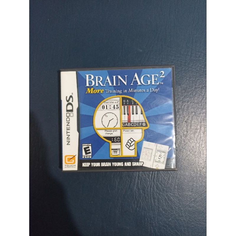 Nintendo DS Brain Age 2 More Training in Minutes a Day BD Kaset CD Game Catridge Retro NDS Ori Games