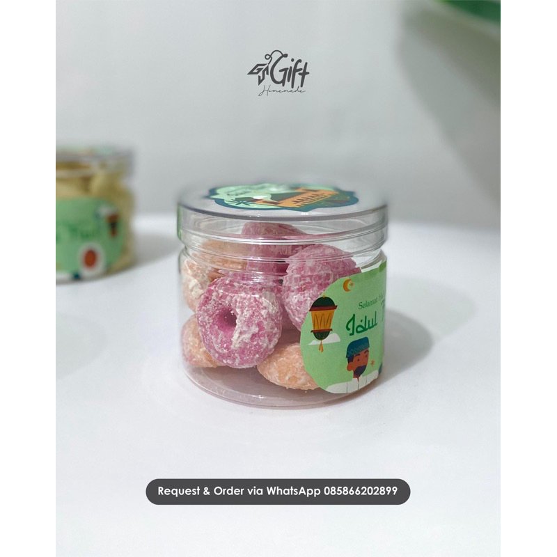 

Getas Donat 80gr | Snack Lebaran Toples | Cemilan Lebaran
