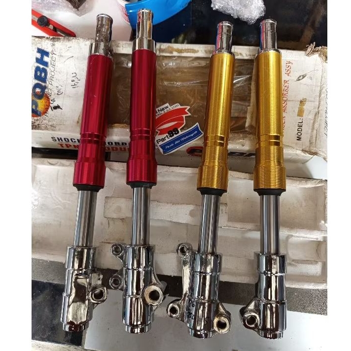 shockbleker shock sokbleker depan usd upside down assy honda supra x lama smash