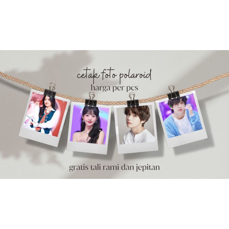 

PAKET CETAK 25 FOTO POLAROID TERMURAH SEHARI JADI (CEK DESKRIPSI PRODUK)