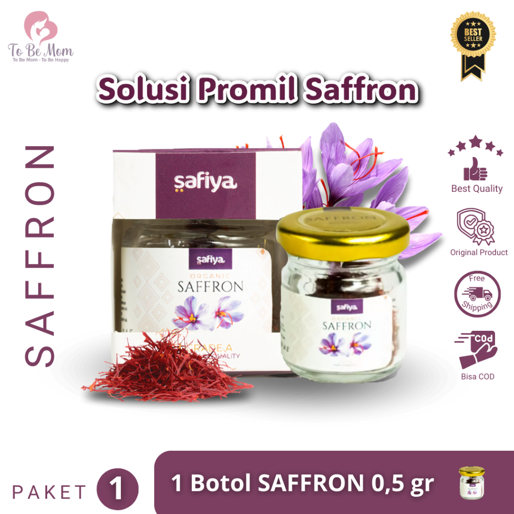 

Solusi Program Hamil - Saffron Super Negin Grade A 0,5 gram SAFIYA / Saffron