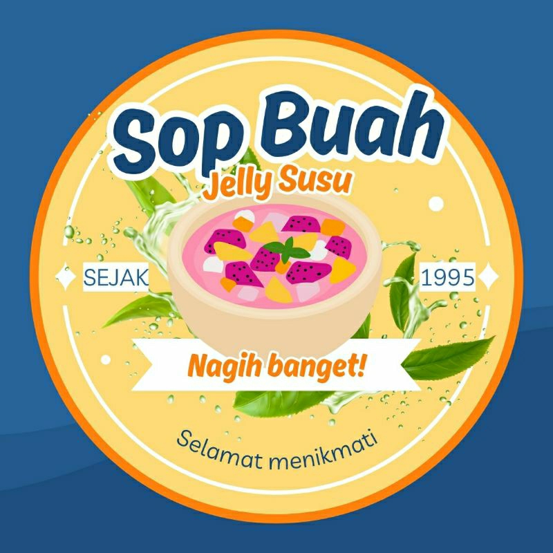 

STIKER 3D MAKANAN/MINUMAN UKURAN A5 SOP BUAH