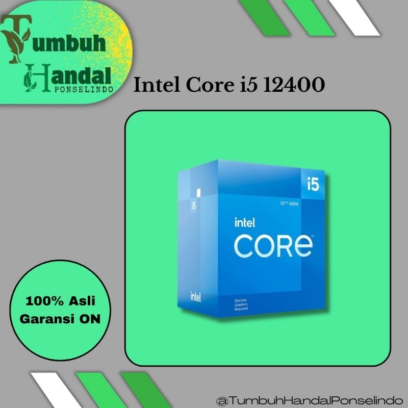 Processor Intel Core i5 Gen 12 12400