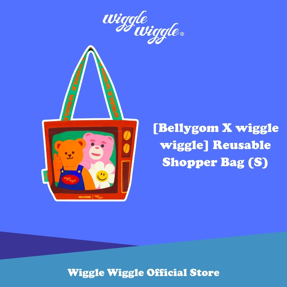 Wiggle Wiggle [Bellygom X wiggle wiggle] Reusable Shopper Bag (S)