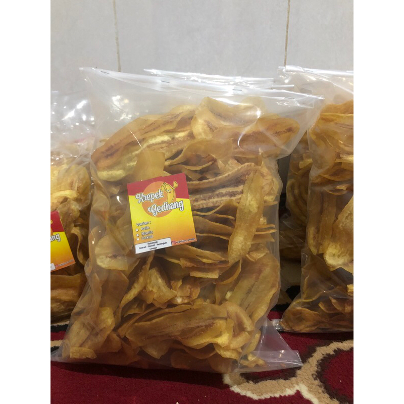 

keripik pisang manis/asin gurih uk 1/2 kg