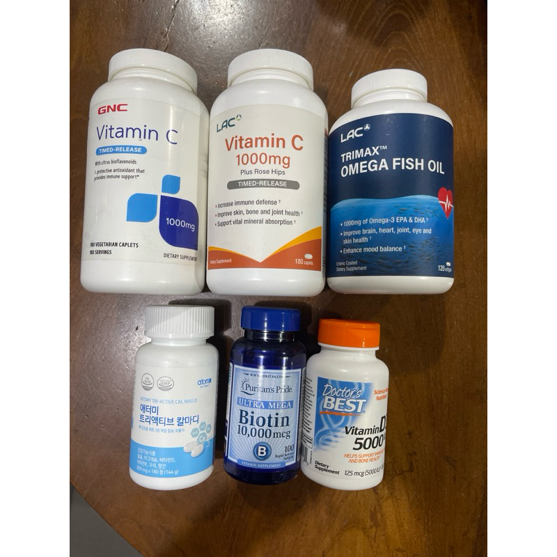 Botol Bekas Vitamin / Botol Kosong / Wadah Kosong