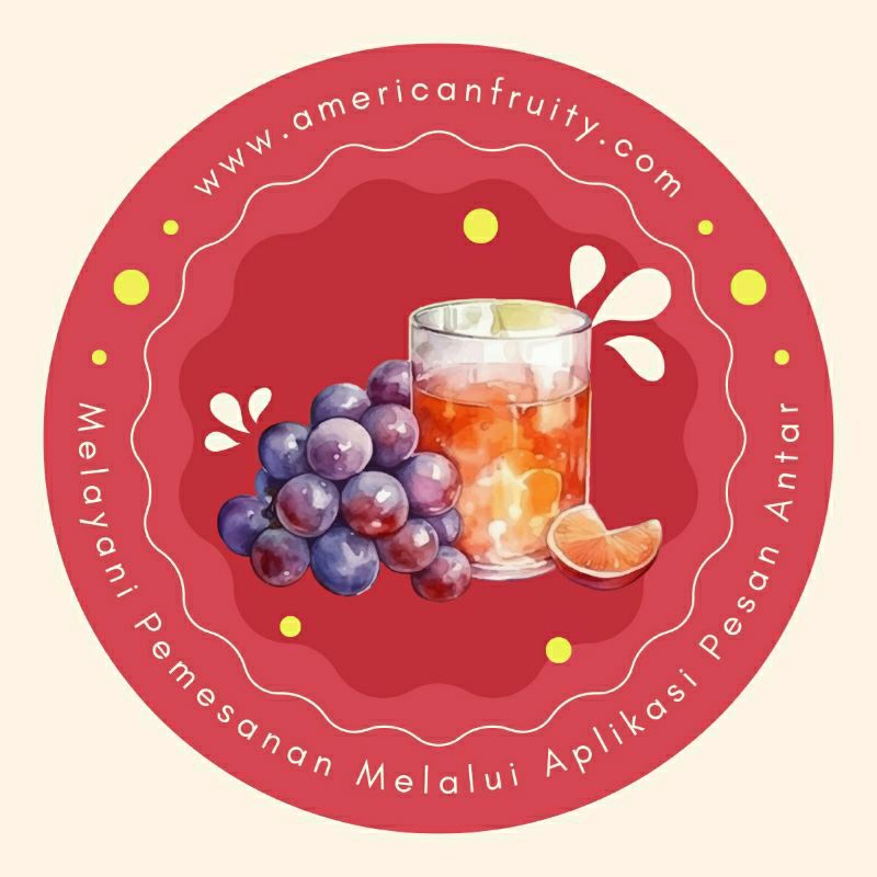 

STIKER 3D MAKANAN/MINUMAN UKURAN A5 FRUITY ANGGUR