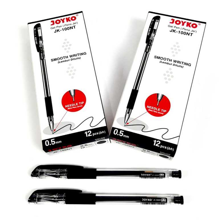 

Harga Grosir (1kotak 12pcs) Pulpen/Pen Gel JOYKO JK-100NT 0,5mm ( Lancip ) ORIGINAL