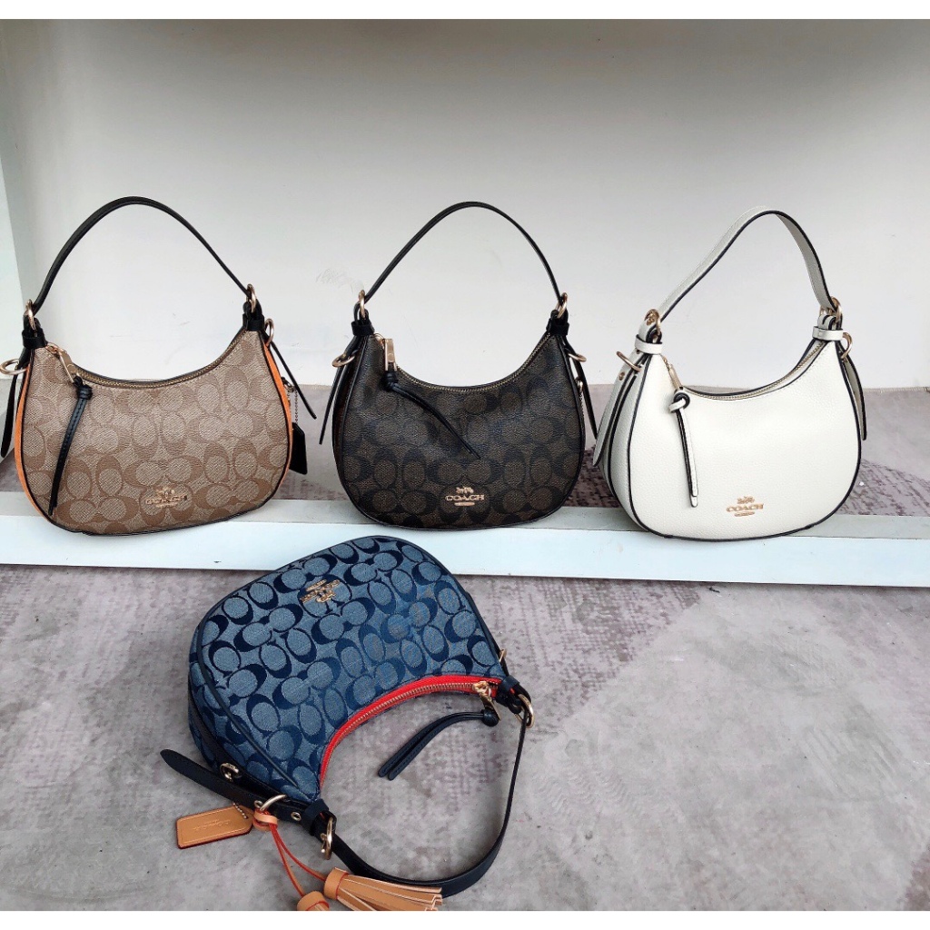 COACH C6809 C6807 C8163 C7257 Crescent Bag Bag Shoulder Baru Bag Handbag Wanita