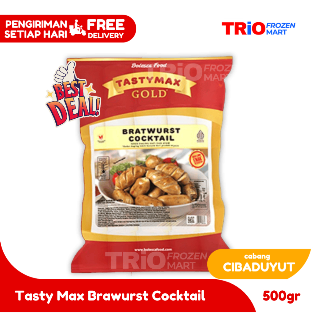 

Tasty Max Bratwurst Cocktail 500gr