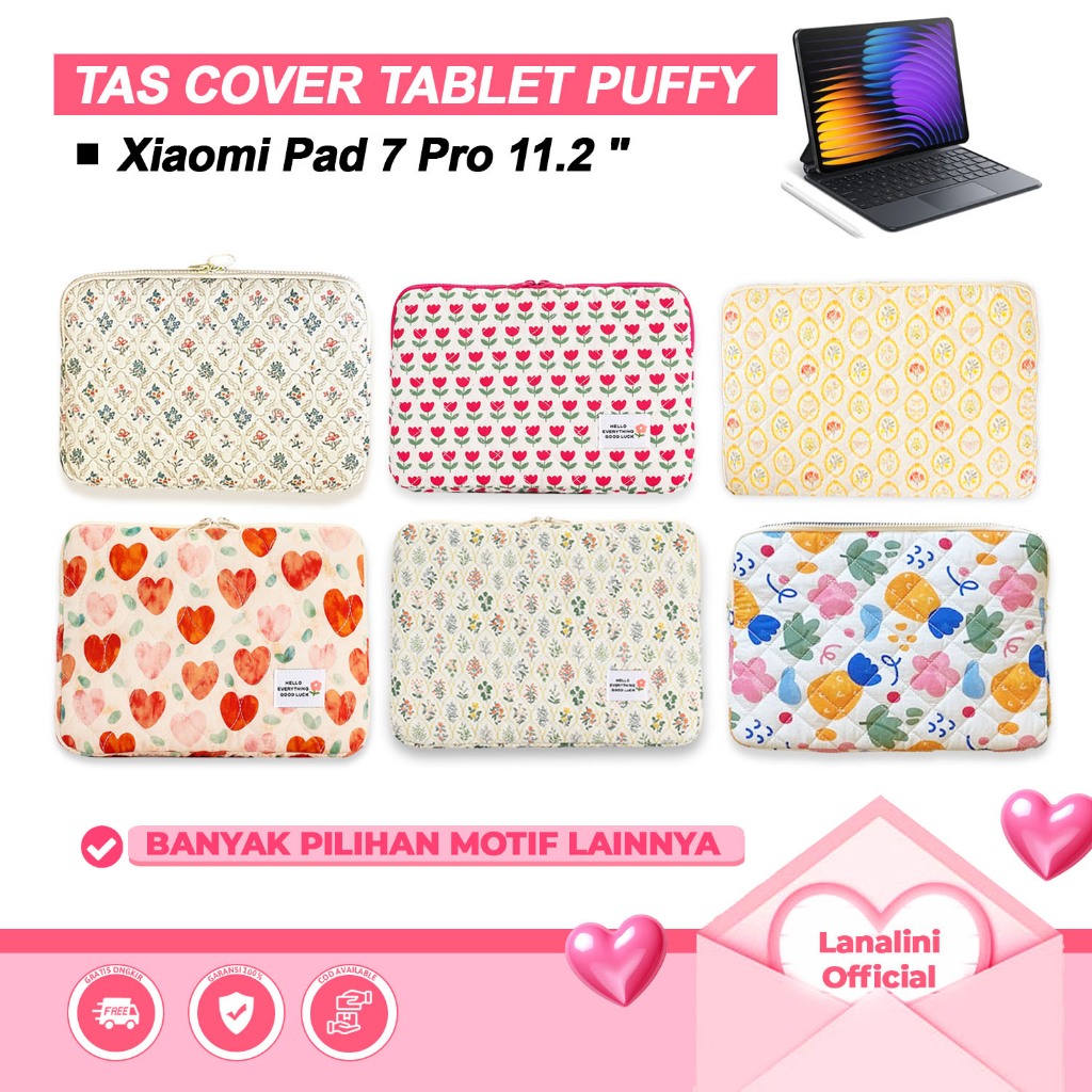 Sleeve Pouch Sarung Tas Pillow Puffy Bag Bubble Case Tab Tablet Xiaomi Mi Pad Mipad 7 11.2 11,2 inch