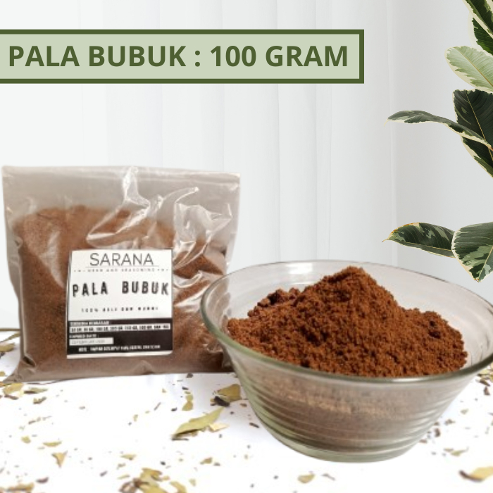 

Pala Bubuk Murni Asli 100gr / Bumbu Dapur Bubuk Lengkap / Pala Powder