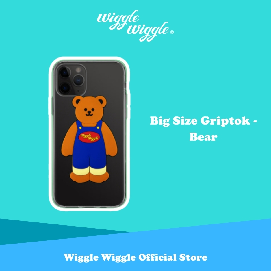 Wiggle Wiggle Big Size Griptok - Bear Grip Tok Popsocket Hp Aesthetic
