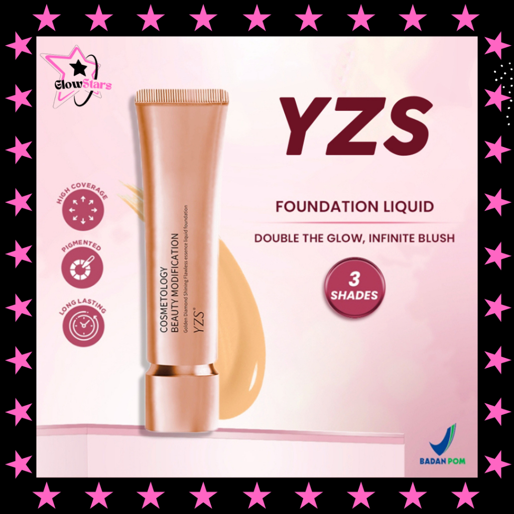 YZS Liquid Foundation Golden Diamond Shining Flawless Essence XX135