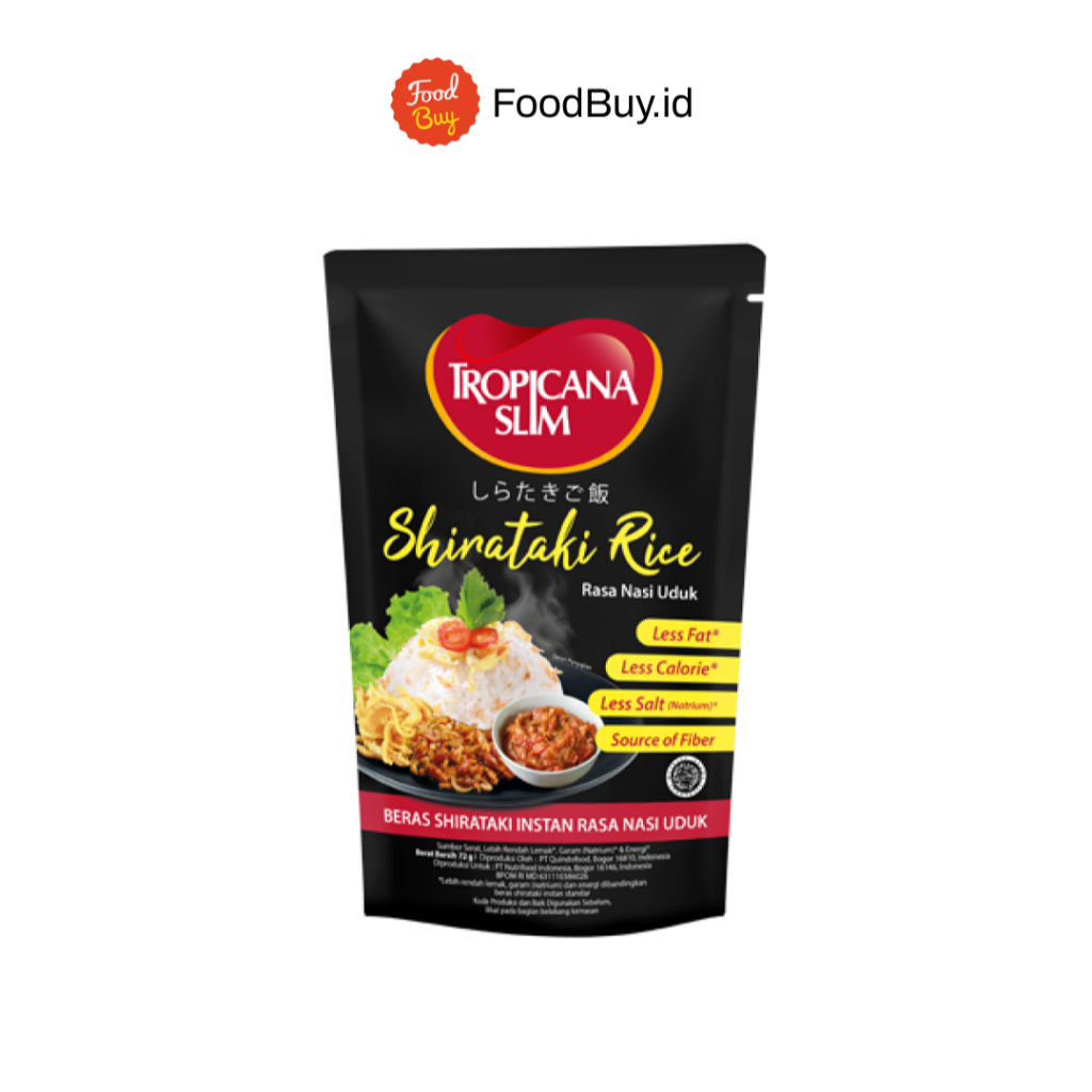 

Tropicana Slim Shirataki Rice Rasa Nasi Uduk 72gr