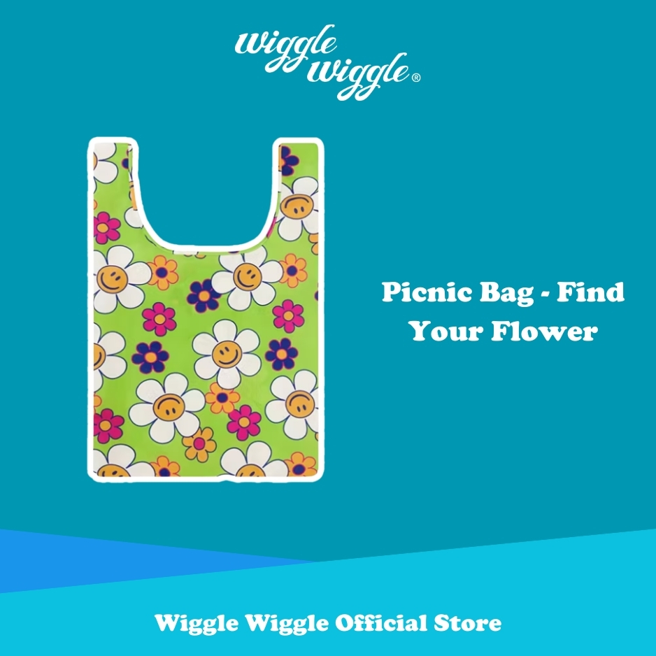 Wiggle Wiggle Picnic Bag - Find Your Flower Tas Belanja Serbaguna