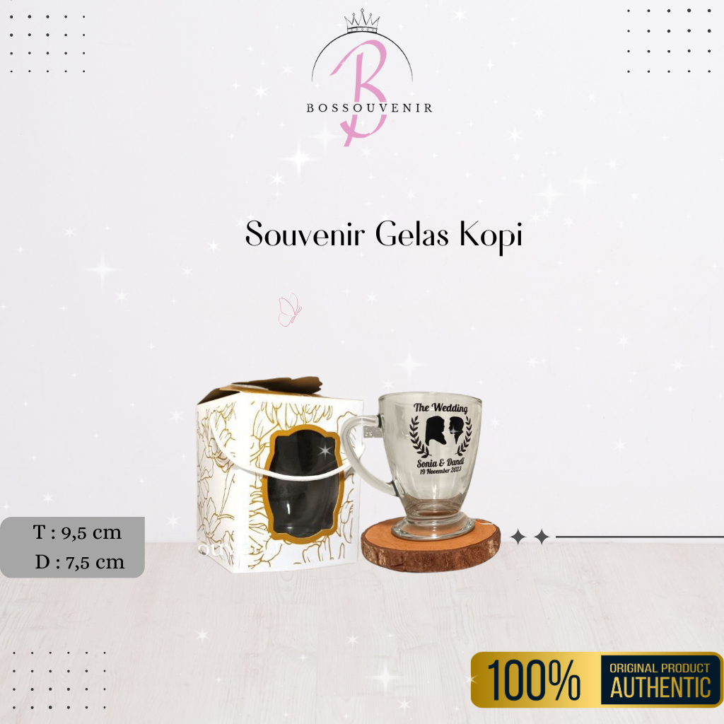 Souvenir Gelas Kopi – Gelas Kopi Custom dengan Kemasan Box Eksklusif