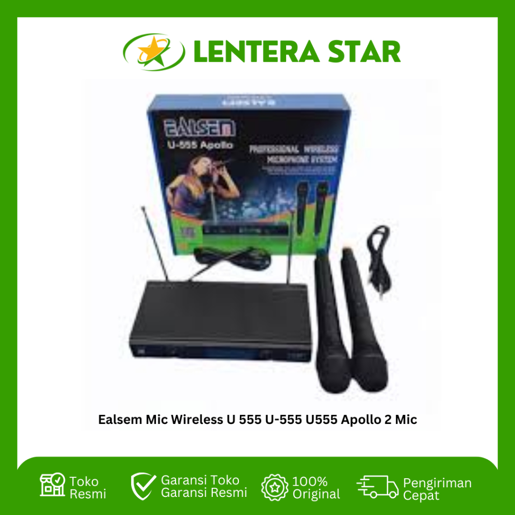 Ealsem Mic Wireless U 555 U-555 U555 Apollo 2 Mic