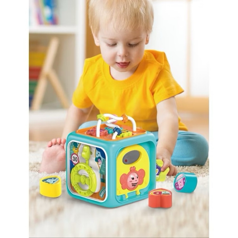 NO RETUR NO REFUND - Mainan Bayi Activity Cube Box 6 in 1 NB-04546 preloved