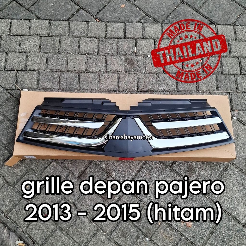 grille grill bemper depan mitsubishi pajero sport dakar 2013 2014 2015 *8736