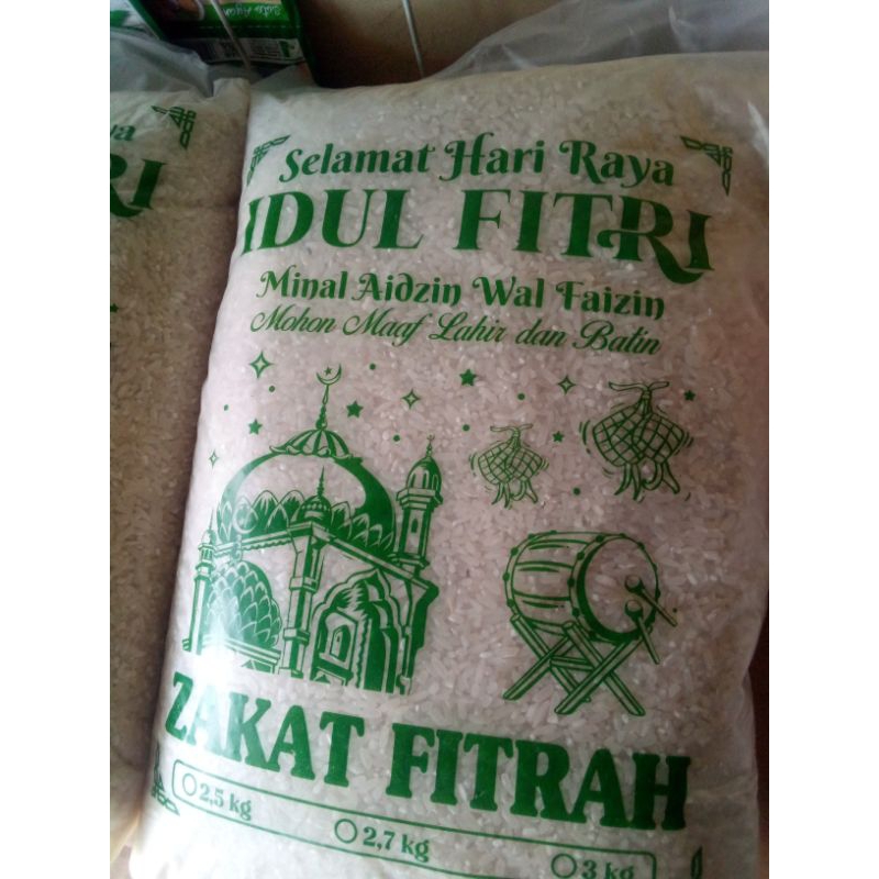 

beras zakat fitrah 2.7kg