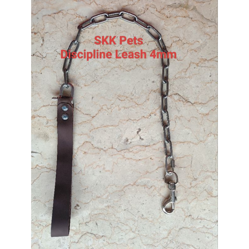 Stainless Steel Short (Discipline) Leash  Tali Tuntun Anjing Ras Besar Pitbull,Rott,Doberman dll