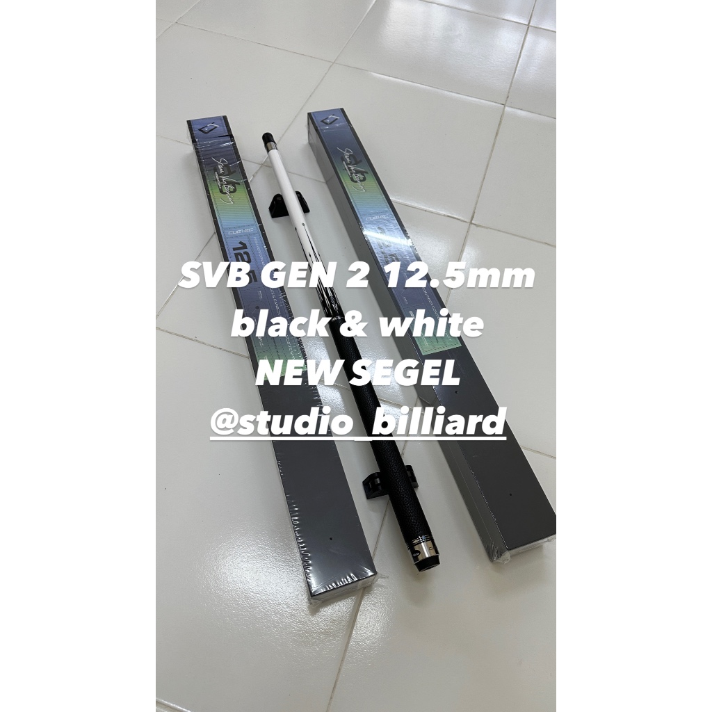 cuetec SVB pearl white black 11.8mm / 12.5mm gen2 BARU