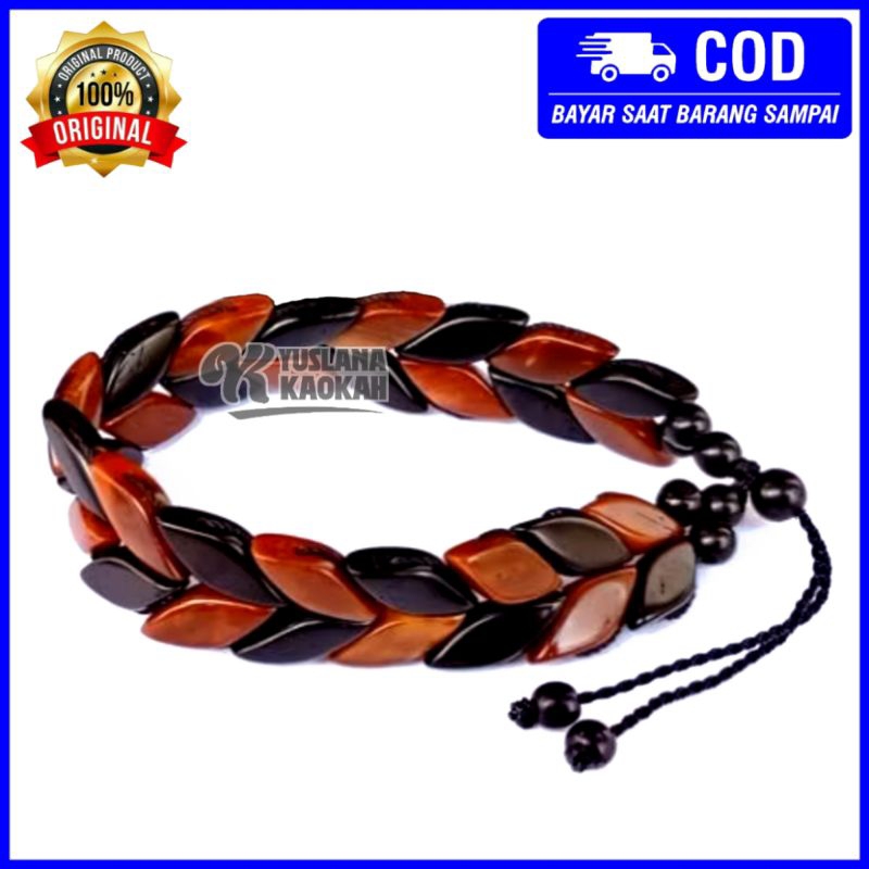 Gelang Kokka Kaokah Kaukah Kaoka Koka Kokkah Motif Gandum Bunga Daun Kombinasi