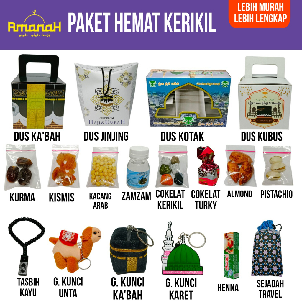 

Paket Hemat Kerikil Oleh Oleh Haji Dan Umroh