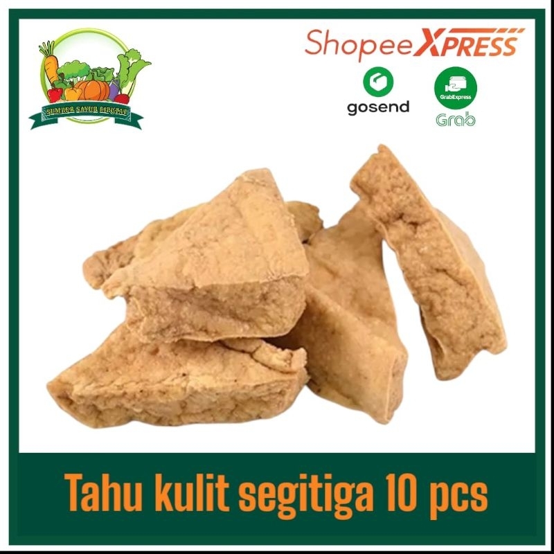 

Tahu kulit coklat segitiga 10 pcs - KIRIM INSTAN