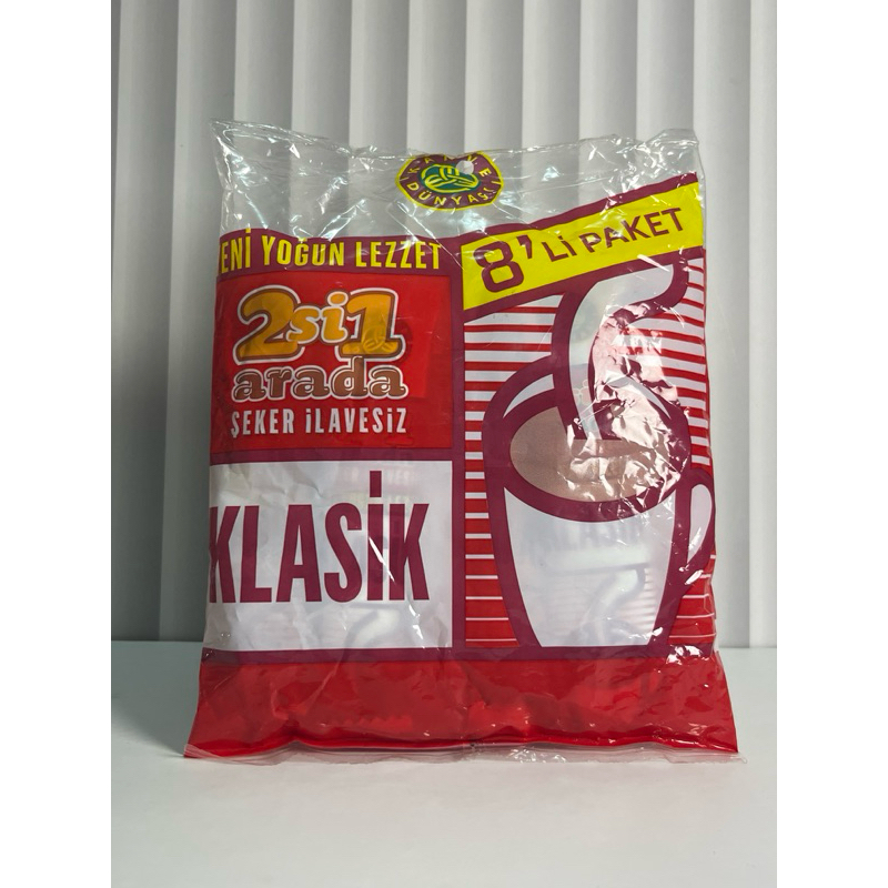 

kahve dunyasi 2si1arada seker ilavesiz klasik isi 8pcs epx 2026