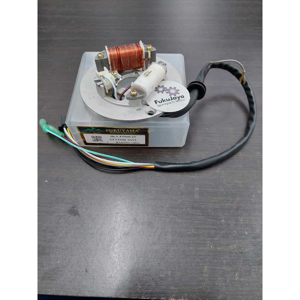 Fukuyama Stator Assy Comp 2 Spull Spul Spool + Pulser Yamaha RXK RX-K RX King RX-King Cobra Kobra (3