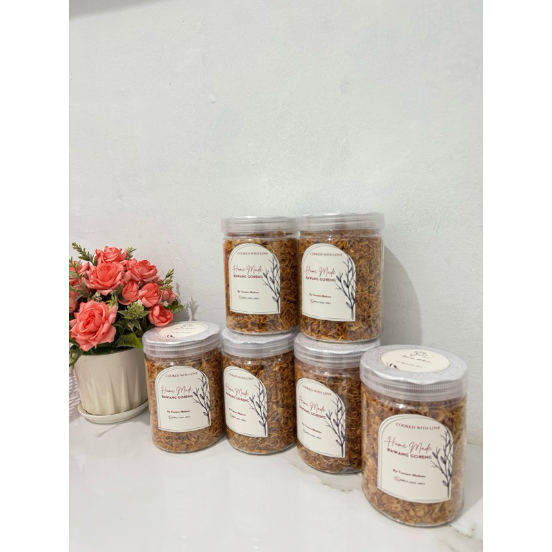 

Bawang Goreng renyah asli tanpa campuran Teman Makan toples 750 ml Halal Best Seller